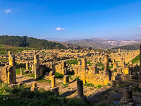 Roman ruins in Djemila Roman ruins in Djemila