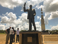 A statue of president Banda A statue of president Banda