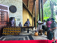 our greeting at the David Livingstone Lodge in Zambia our greeting at the David Livingstone Lodge in Zambia