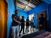 an a cappella group same for us at our home visit Susan's Story, an a cappella group sang for us at our home visit