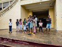 these orphans sang for us at the orphanage Susan's Story, these orphans saying for us at the orphanage