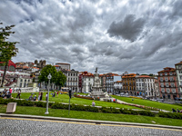 a downtown scene in Oporto Portugal Susan's Story, a downtown scene in Oporto Portugal