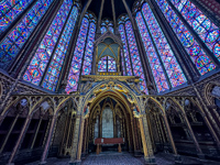the altar at St. Chapelle of Paris Photo from Susan's Story, the altar of St. Chapelle of Paris