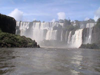 Iguazu Falls from the bottom Photo from Susan's Story, Iguazu Falls from the bottom