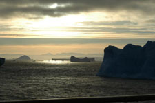 a view from our ship of Antarctica Susan's Story, a view from our ship at Antarctica
