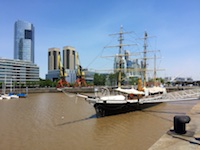 The Argentine Antarctic expedition ship Uruguay in the newer area of Buenos Aires Susan's Story, The Argentine Antarctic expedition ship Uruguay in the newer area of Buenos Aires
