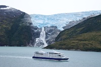 A glacier we saw in the Beagle Channel Susan's Story, A glacier we saw in the Beagle Channel