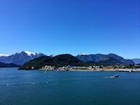 A view of Puerto Chacabuco from the Zaandam as we sailed in Photo from Susan's Story, A view of Puerto Chacabuco from the Zaandam as we sailed in