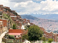 The view we saw of La Paz as we started our descent toward Hotel Gloria near the witches market Photo from Susan's Story, The view we saw of La Paz as we started our descent toward Hotel Gloria near the witches market