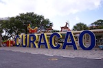 Curacao, A large sign we saw in the old city. Photo from Susan's Story, Curacao, A large sign we saw in the old city.