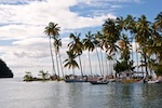 Saint Lucia, A beautiful beach we saw on our sail back to our ship. Susan's Story, Saint Lucia, A beautiful beach we saw on our sail back to our ship.