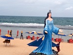 Natal, Brazil. Photo of a statue of the Virgin on the Beach in Natal Natal, Brazil. Susan's Story, Photo of a statue of the Virgin on the Beach in Natal.
