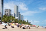 Recife, Brazil. Photo of the Boa Viagem beach. Recife, Brazil. Susan's Story, Photo of the Boa Viagem beach.