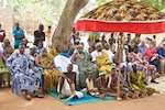 Lome, Togo. The local king and his court Lome, Togo. Susan's Story, The local King and his court