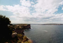 the cliffs looking over the bay west of Sydney Susan's Story, the cliffs looking over the bay west of Sydney