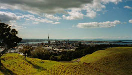 a view from the hill overlooking Auckland New Zealand Photo from Susan's Story, a view of Auckland New Zealand from the Hill