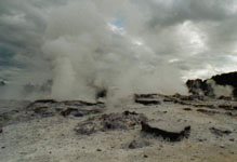 the steam vents near  Rotarua Susan's Story, the steam vents near Rotarua