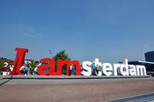 the big sign welcoming us to Amsterdam Holland Photo from Susan's Story, the big sign welcoming us to Amsterdam Holland