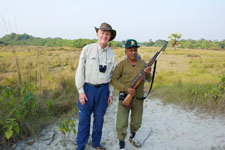 Hugh on our first hike in Sundarbans Photo from Susan's Story, Hugh on our first hike in Sundarbans