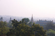 Rangoon skyline near Shwedagon  Photo from Susan's Story, Rangoon skyline near Shwedagon