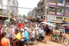 another traffic scene in Rangoon Photo from Susan's Story, another traffic scene in Rangoon