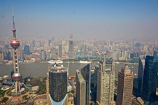 Shanghai from a skyscraper in Pudong Photo from Susan's Story, Shanghai from a skyscraper in Pudong