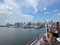 Photo from Susan's Story, Views from our sailaway from New York City