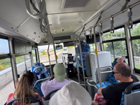 On the bus to the Royal Naval Dockyards Photo from Susan's Story, On the bus to the Royal Naval Dockyards