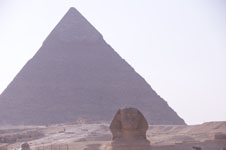 the Sphinx and the pyramid Photo from Susan's Story, the Sphinx and a pyramid
