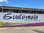 a sign welcomes us to Guatemala Photo from Susan's Story, a sign welcomes us to Guatemala