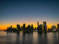 Photo from Susan's Story, Miami skyline as we sail away later in the trip