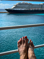Susan's Story, Scenery our our veranda on Oceania Riviera