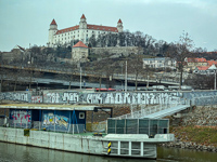 Photo from Susan's Story, Brataslava Castle on the hill from the Danube