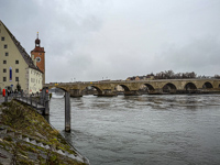 Photo from Susan's Story, The famous crooked bridge in Regensburg