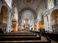 Photo from Susan's Story, the inside of a church we visited today
