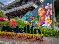 Photo from Susan's Story, The Medellin sign at Pueblito Paisa