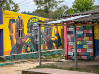 Photo from Susan's Story, murals in Palenque