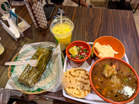 Photo from Susan's Story, food we ate on our food tour