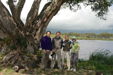 Photo of our core family at the Norongora Crater Photo of our core family at the Norongora Crater