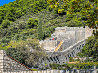 The walled fortifications at Ston, Croatia Photo from Susan's Story, The walled fortifications at Ston, Croatia