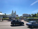 A view as we walked downtown in Minsk, Belarus Photo from Susan's Story, Europe 2018, A view as we walked downtown in Minsk, Belarus