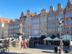 The beautiful Long Market in Gdansk Photo from Susan's Story, Europe 2018, The beautiful Long Market in Gdansk