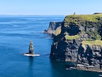 A view from the top of the Cliffs of Moher Photo from Susan's Story, Europe 2018, A view from the top of the Cliffs of Moher