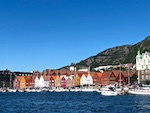 The Bryggen, site of the Hanseatic quays in Bergen, Norway Photo from Susan's Story, Europe 2018, The Bryggen, site of the Hanseatic quays in Bergen, Norway