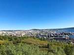 A view of part of Murmansk from atop a hill Photo from Susan's Story, Europe 2018, A view of part of Murmansk from atop a hill