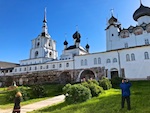 Outside the Russian Orthodox Solovetsky Monastery complex Photo from Susan's Story, Europe 2018, Outside the Russian Orthodox Solovetsky Monastery complex