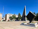 Near the Dvina River in Arkhangelsk is this monument to soldiers and sailers lost in the Great Patriotic War Photo from Susan's Story, Europe 2018, Near the Dvina River in Arkhangelsk is this monument to soldiers and sailers lost in the Great Patriotic War