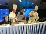 Mario and Antonio cooked in today's cooking demo Photo from Susan's Story, Europe 2018, Mario and Antonio cooked in today's cooking demo