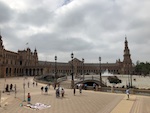 the Plaza de Espana in Seville, Spain Photo from Susan's Story, Europe 2018, the Plaza de Espana in Seville, Spain