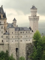 Neuschwanstein Castle from the ancient bridge on a misty July afternoon Susan's Story, Neuschwanstein Castle from the ancient bridge on a misty July afternoon